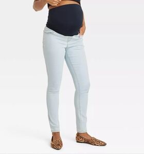 Over Belly Skinny Maternity Pants- Isabel Maternity by Ingrid & Isabel Sz 10 Nwt